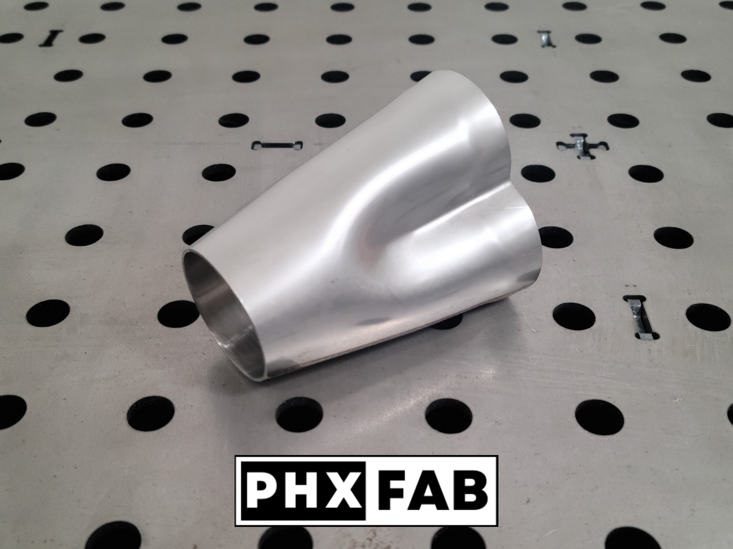 1 3/4" Inlet 2 1/4" Outlet 3 Into 1 Weld On Merge Collector 304 Stainless Steel