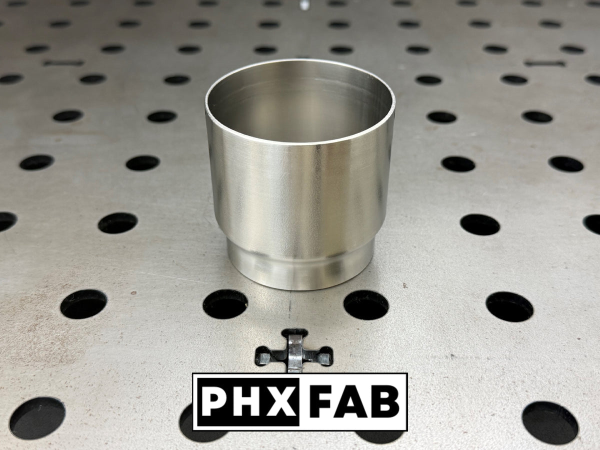 2.35” OD to 2.5” ID Reducer 304 Stainless Steel Exhaust Tube Adapter Connector
