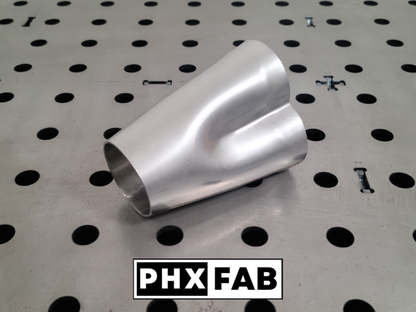 1 7/8" Inlet 2" Outlet 3 Into 1 Weld On Merge Collector 304 Stainless Steel