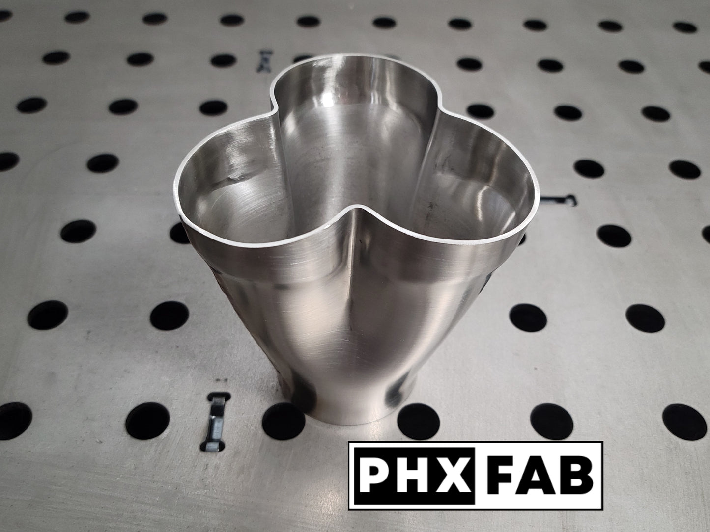 1 5/8" Inlet 2" Outlet 3 Into 1 Weld On Merge Collector 304 Stainless Steel