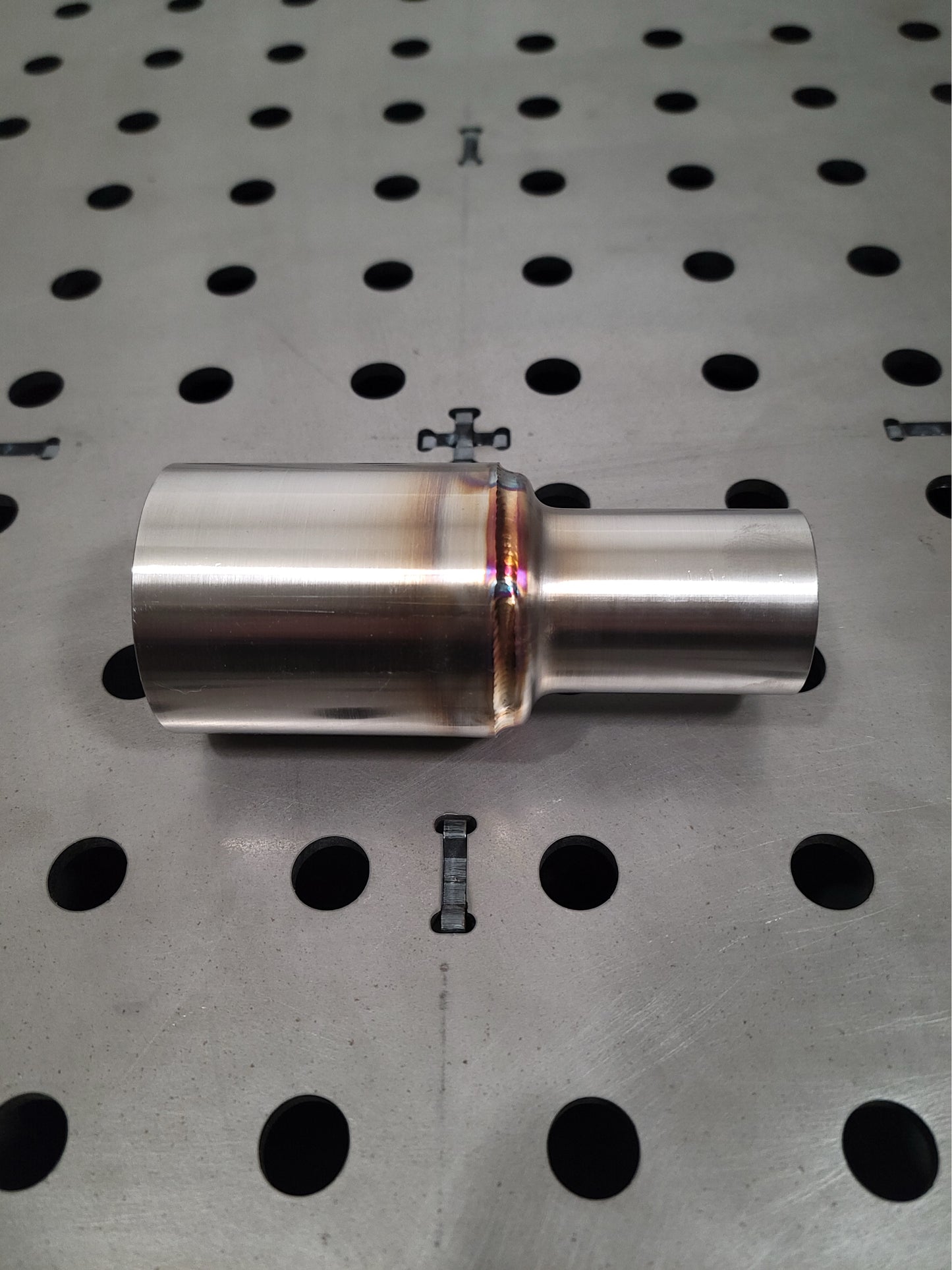1 1/2" OD to 2" ID 304 Stainless Steel Exhaust Tube Custom Adapter