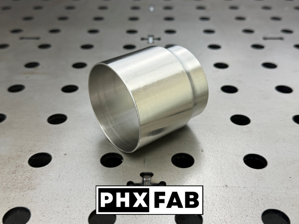 2.35” OD to 2.5” ID Reducer 304 Stainless Steel Exhaust Tube Adapter Connector