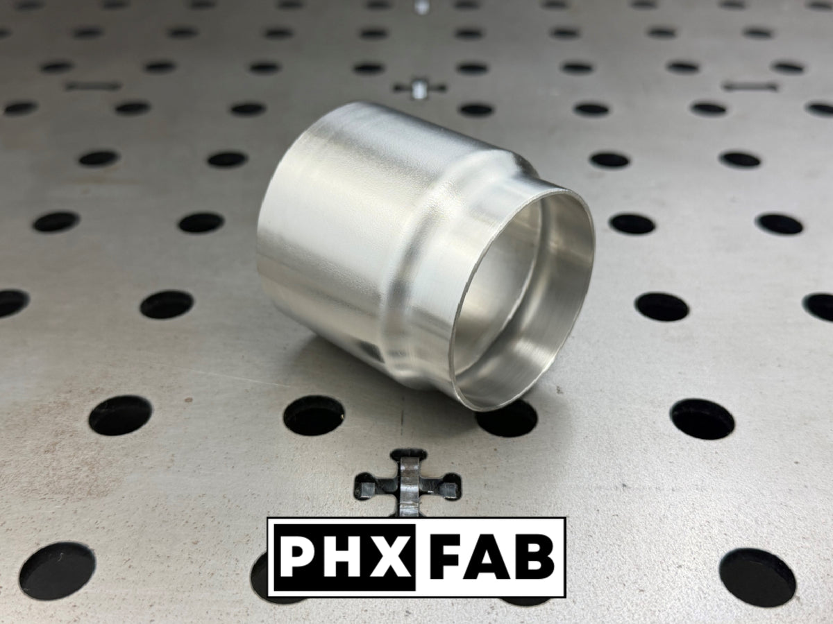 2.35” OD to 2.5” ID Reducer 304 Stainless Steel Exhaust Tube Adapter Connector