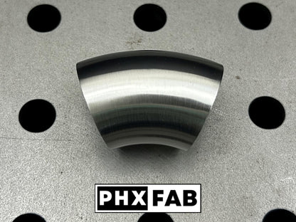 1 1/2" 45 Degree - No Leg - 304 Weld Elbow