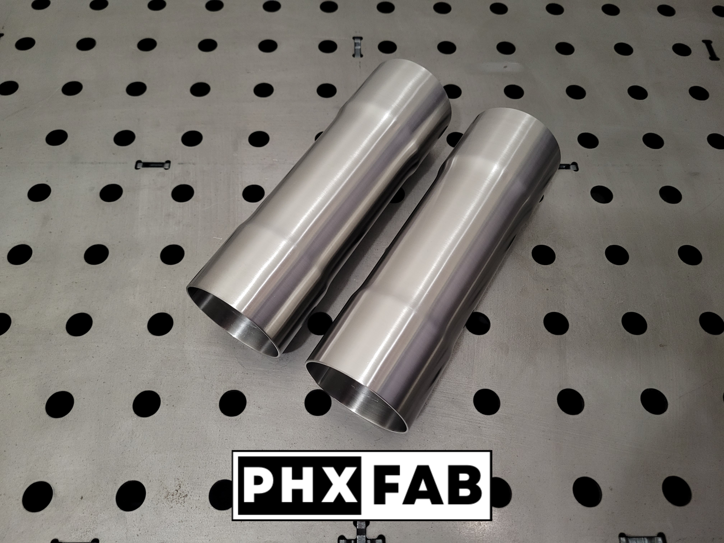 (2) 2 3/4" ID to 3" ID X 8" Length Stainless Coupler Exhaust Pipe Connector Adapter 304 Stainless Steel