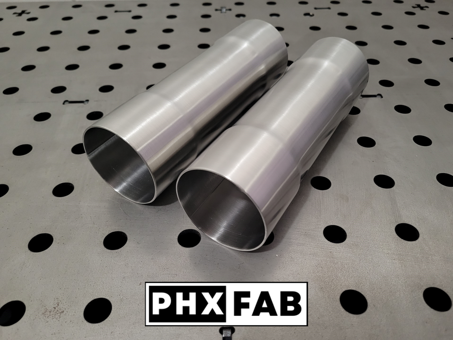 (2) 1 3/4" ID to 1 3/4" ID X 8" Length Stainless Coupler Exhaust Pipe Connector Adapter 304 Stainless Steel