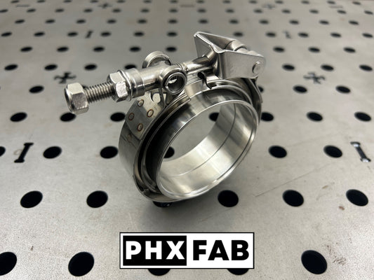 2 1/2" 304 V-Band Flange Assembly - Quick Release